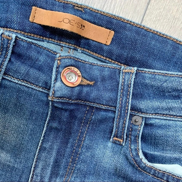 Joe's Jeans Women's Skinny Jeans Icon Ankle Denim Rolled Cuff Hem Blue - Picture 7 of 16